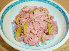 豚肉の甘麹炒め