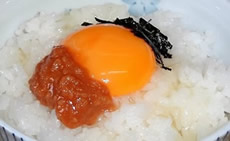醤油麹のたまごかけごはん