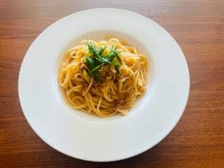 梅じゃこ和風パスタ